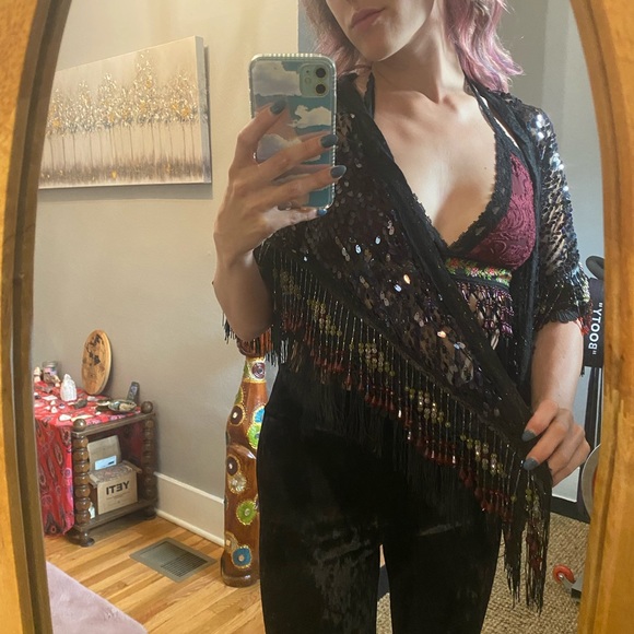 Disco Lemonade Rhiannon shawl - Picture 3 of 5